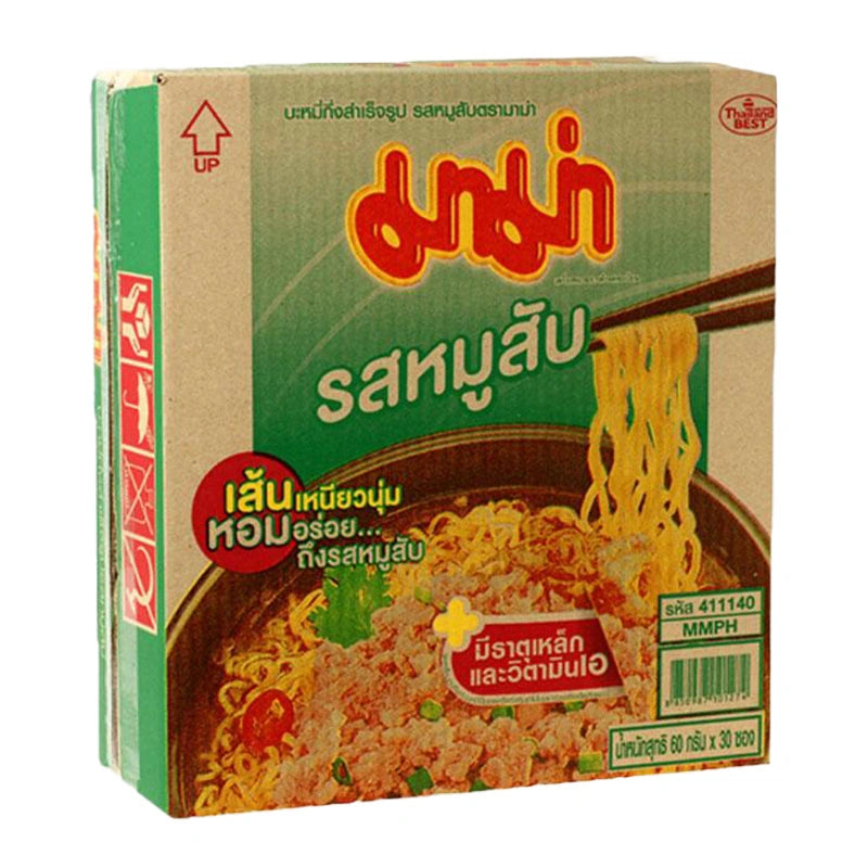 Mama Instant Noodles Minced Pork 60g x30
