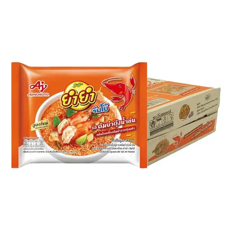 YUMYUM Jumbo Instant Noodles Shrimp Creamy Tom Yum 63g x30