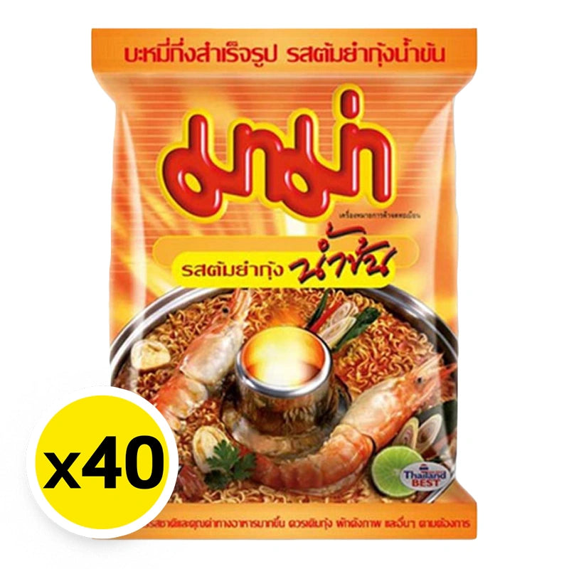 Mama Instant Noodles Shrimp Creamy Tom Yum 55g x40