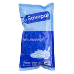 Savepak Lite Mayonnaise 1kg jar, a dry grocery product with a white plastic container and label displaying the brand and product name.