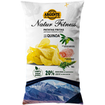 Argente Potato Chip Quinoa snack in a clear bag, showing crispy potato chips mixed with quinoa for a crunchy confectionery treat.