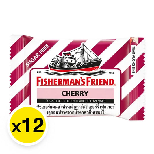 Fishermans Friend Sugar-Free Cherry Lozenges x12