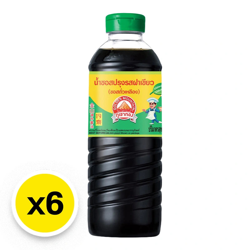 Golden Mountain Seasoning Sauce Green Cap 500ml x6