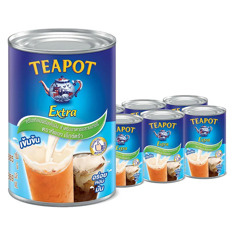 TEAPOT Extra Evaporated Creamer 385g x6