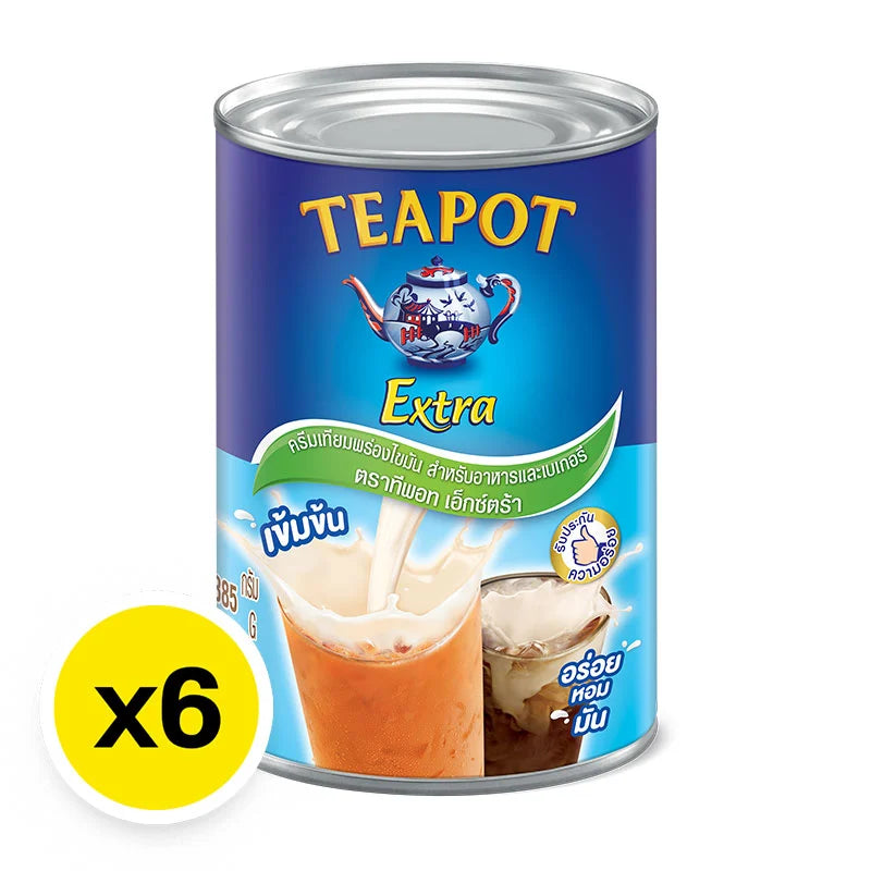 Teapot Extra Evaporated Creamer 385g x6