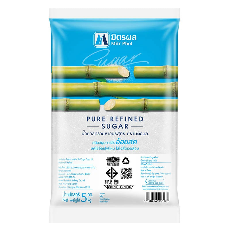 MITR PHOL Pure Refined Sugar 5kg