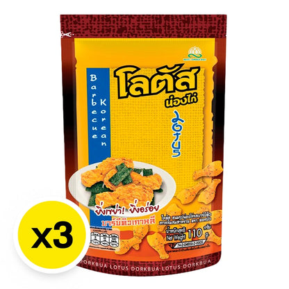 Lotus Biscuit Stick BBQ Korean 110g x3