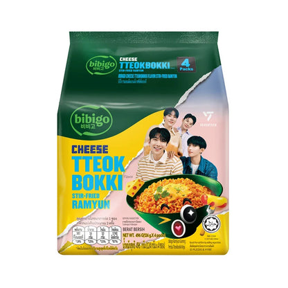 Bibigo Instant Noodles Stir Fried Ramyun Cheese Tteokbokki