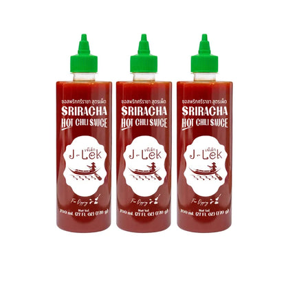 J-lek Sriracha Chili Sauce Spicy Formula Pack Of 3 Bottles 820g