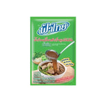 Fathai Concentrated Noodle Soup Brown 80g packet, dry grocery product with brown noodle soup concentrate image
