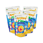 Begin Baby crispy sea fish corn chips, a 100% real fish-based snack from Begin Baby, no MSG, perfect for snack lovers.