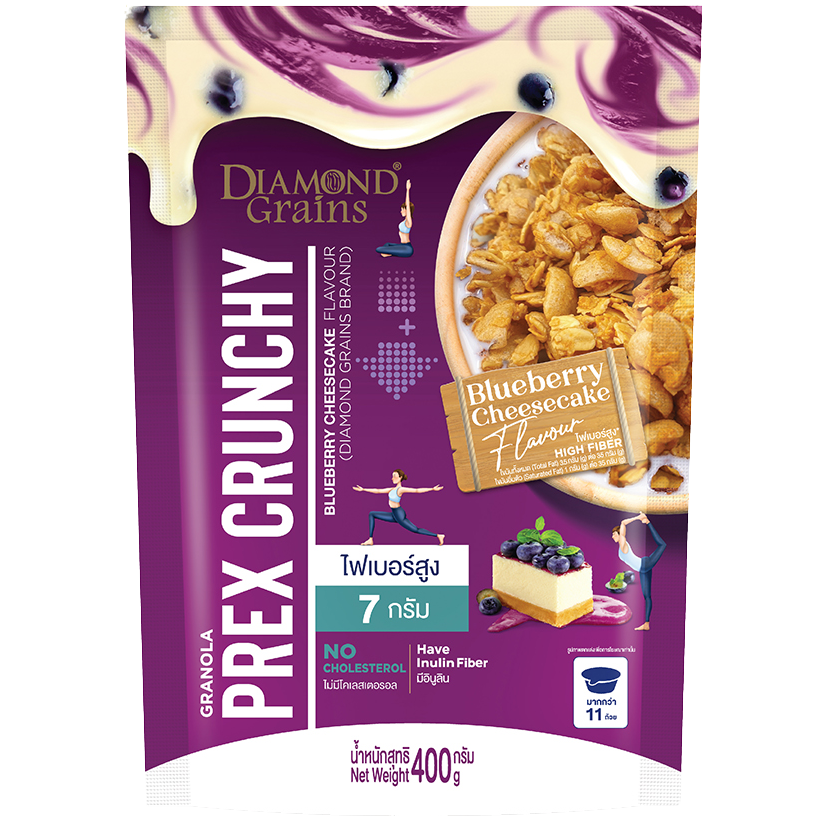 Diamond Grains Granola Prex Crunchy Blueberry Cheesecake