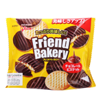 Gulico Friend Bakery Chocolate confectionery snack in packaging with a colorful design and visible chocolate pieces inside.