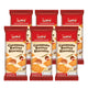 PENNYO Coconut Butter Biscuits in a 92g package, shown in a six-pack box with golden coconut-flavored biscuits.