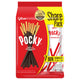 Pocky Chocolate Share Pack 154g, featuring crunchy biscuit sticks coated in smooth chocolate, displayed in the image.