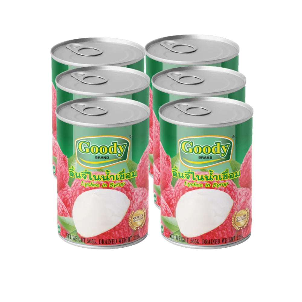 GOODY Lychee In Syrup . X 6 234g