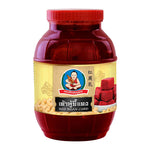 DEK SOM Boon Red Bean Curd 2kg in a clear plastic bag, ready for cooking, from the dry grocery section.