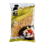Raitip Fried Garlic 500g jar showing crispy golden fried garlic pieces in a clear container, ideal for cooking and seasoning.