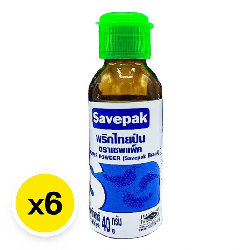 Savepak Ground Pepper 40g x6