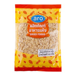 ARO sliced almond seeds in a 500g package, dry grocery product, showing close-up of sliced almonds in clear packaging