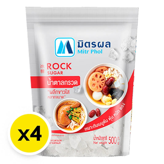 Mitr Phol Rock Sugar 500g x4