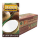 Chaokoh coconut milk 1L carton, packaged in a set of 12, showing the white milk container with branding and product label.