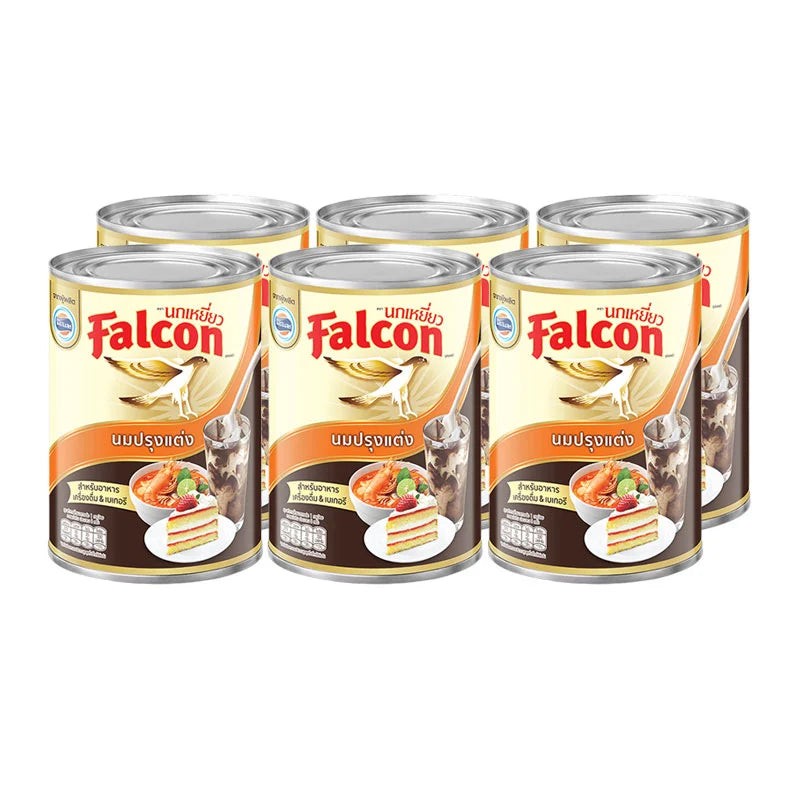 Falcon Evaporated Milk 375g x6