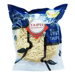 Taipei Yakisoba noodles 1kg package, dry grocery product by TAIPEI, showing uncooked yakisoba noodle pack with branding and product details.