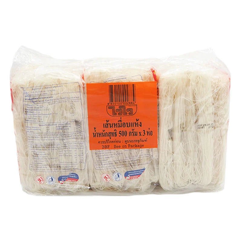 Waiwai White Noodle 500g x3