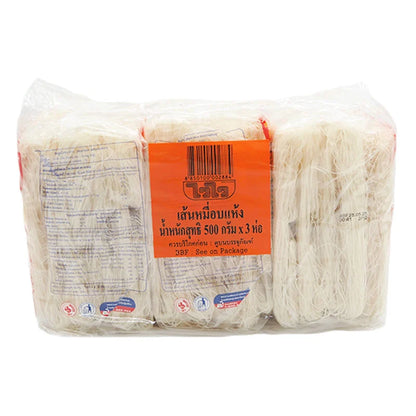 Waiwai White Noodle 500g x3