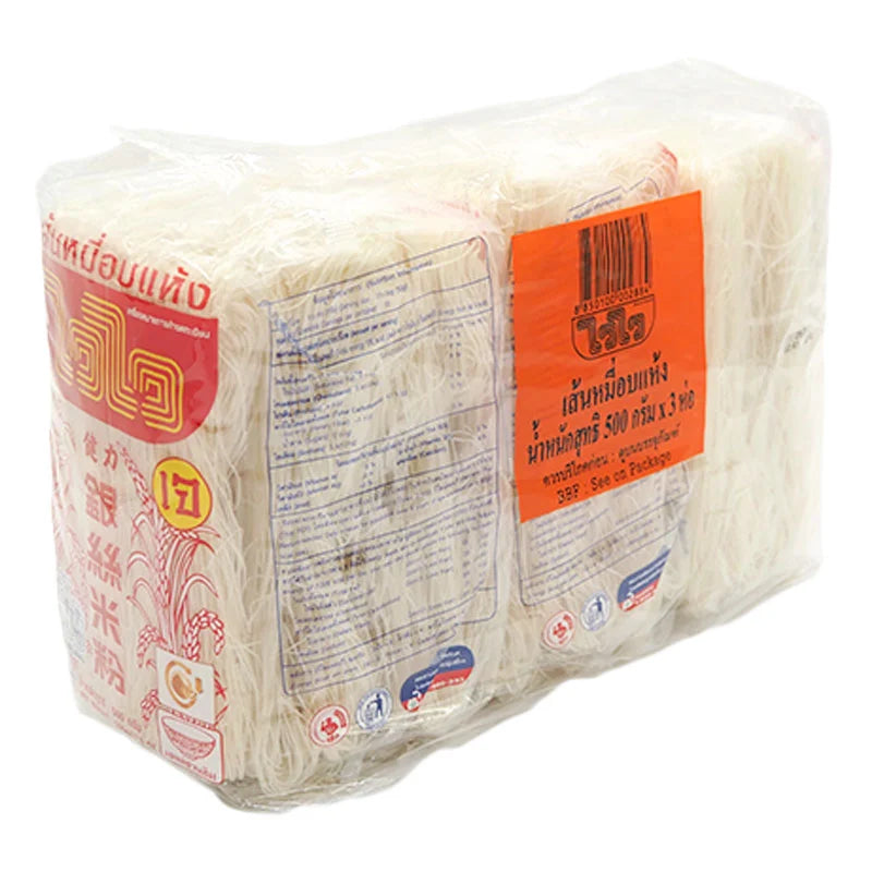 Waiwai White Noodle 500g x3