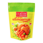 Kruawangthip Tempura Batter Mix Flour 500g in a clear bag, dry grocery product for making crispy tempura batter.
