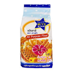 Makro Star All Purpose Flour 1kg in a white bag, ideal for baking and cooking, from MAKRO brand.