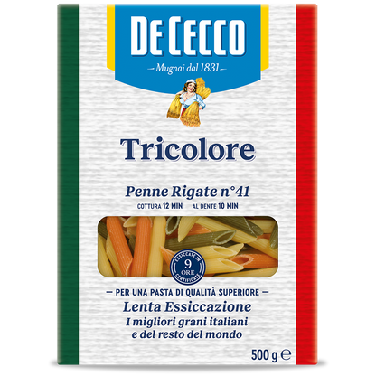 De Cecco Penne Rigata Tricolore No41