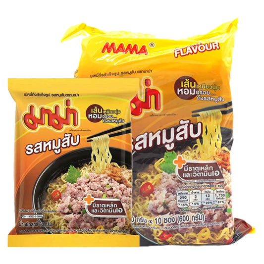 MAMA Instant Noodles Minced Pork Flavor 60g x10