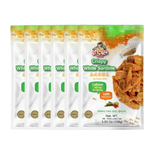 CHAOLAY Crispy White Sardine (larb Flavour) 100g x6