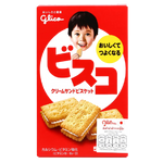 Gulico Bisco Cream confectionery snacks in colorful packaging, featuring creamy biscuit treats in a vibrant design.