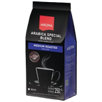 Aroma Coffee Arabica Special drink in a clear glass, showcasing its rich dark color and smooth texture.