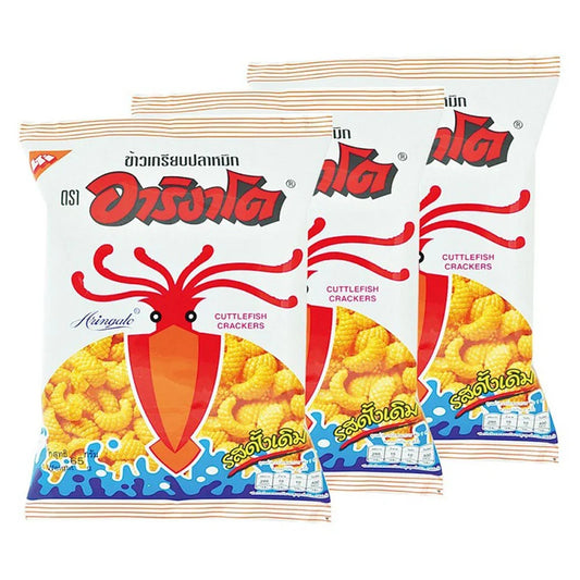 ARIGATO Cuttlefish Cracker Original 50g x3