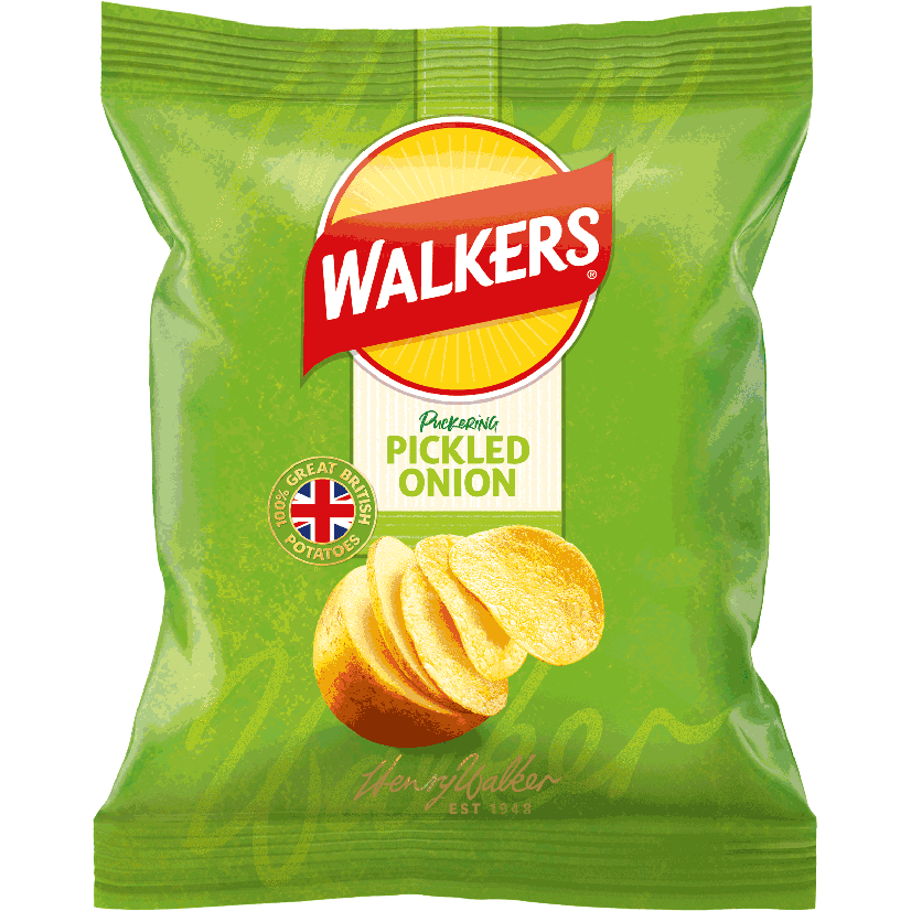 Walkers Pickled Onion Crisps