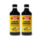 Two bottles of BRAGG Liquid Aminos, all-purpose soy protein seasoning, non-GMO verified, 473ml each, with soybeans on the label.