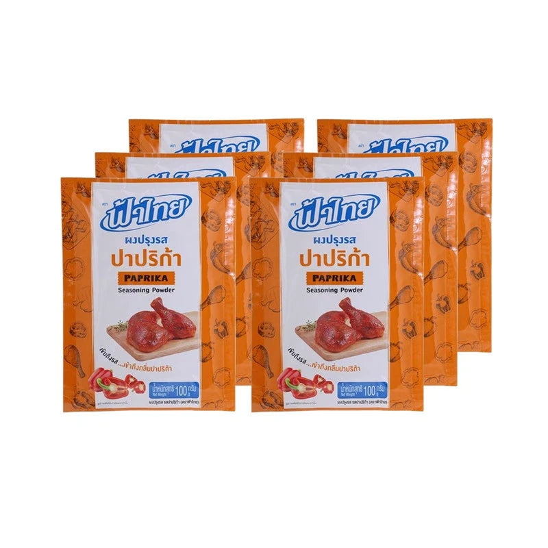 Fathai Paprika Seasoning Powder 100g x6