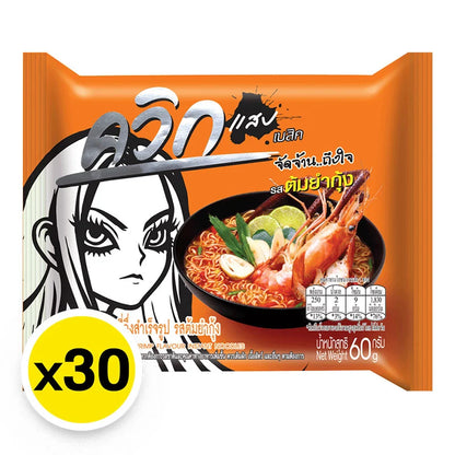 Quick Instant Noodle Tom Yum Shrimp 60g x30