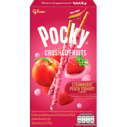 Glico Pocky Crushed Fruits Strawberry