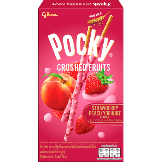 Glico Pocky Crushed Fruits Strawberry