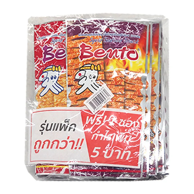 Bento Squid Seafood Snack Chilli Sauce Grill 4g x24
