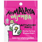Big Foot Himalaya Vajomba Actiwhoosh Mints, confectionery snacks with refreshing mint flavor and unique Himalayan ingredients.