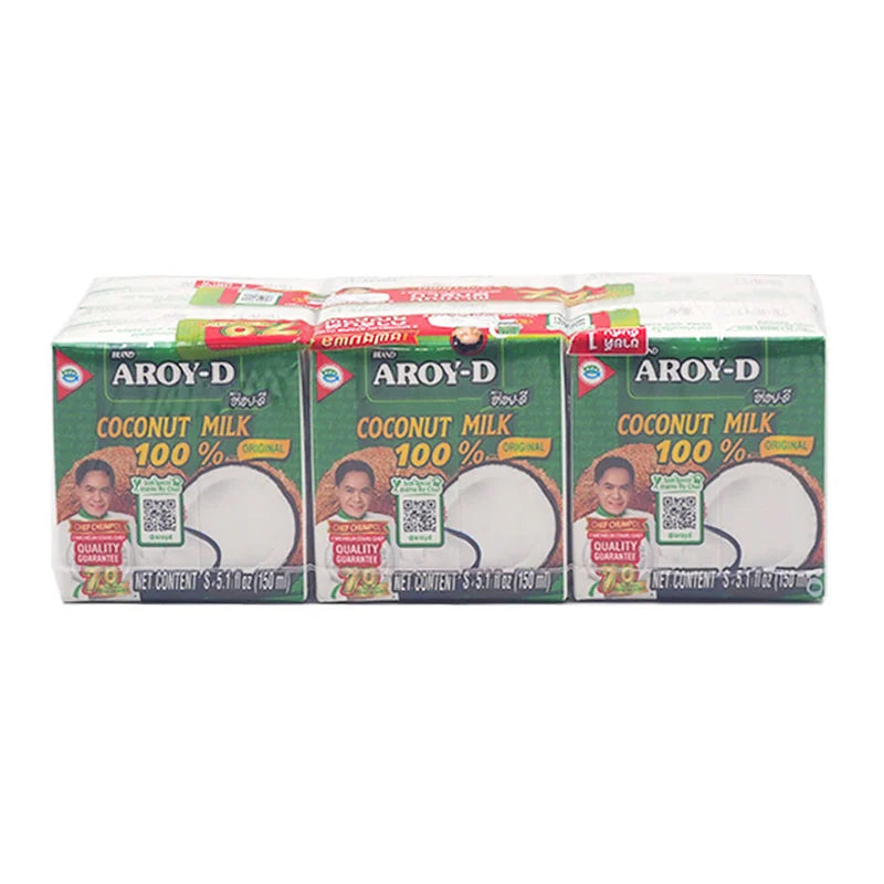 Aroy-d Coconut Milk 150ml x6