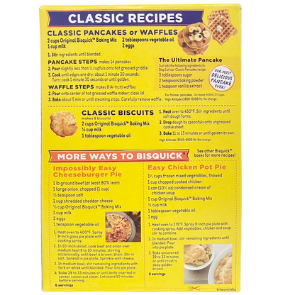 Betty Crocker Bisquick Pankcake And Baking Mix