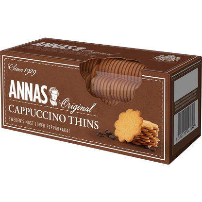 Annas Cappuccino Thins Biscuits